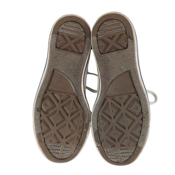 CONVERSE! CLASSIC CHUCK TAYLOR ALL STAR WHITE CANVAS/RUBBER HIGH TOPS! SZ 6 - Picture 9 of 10